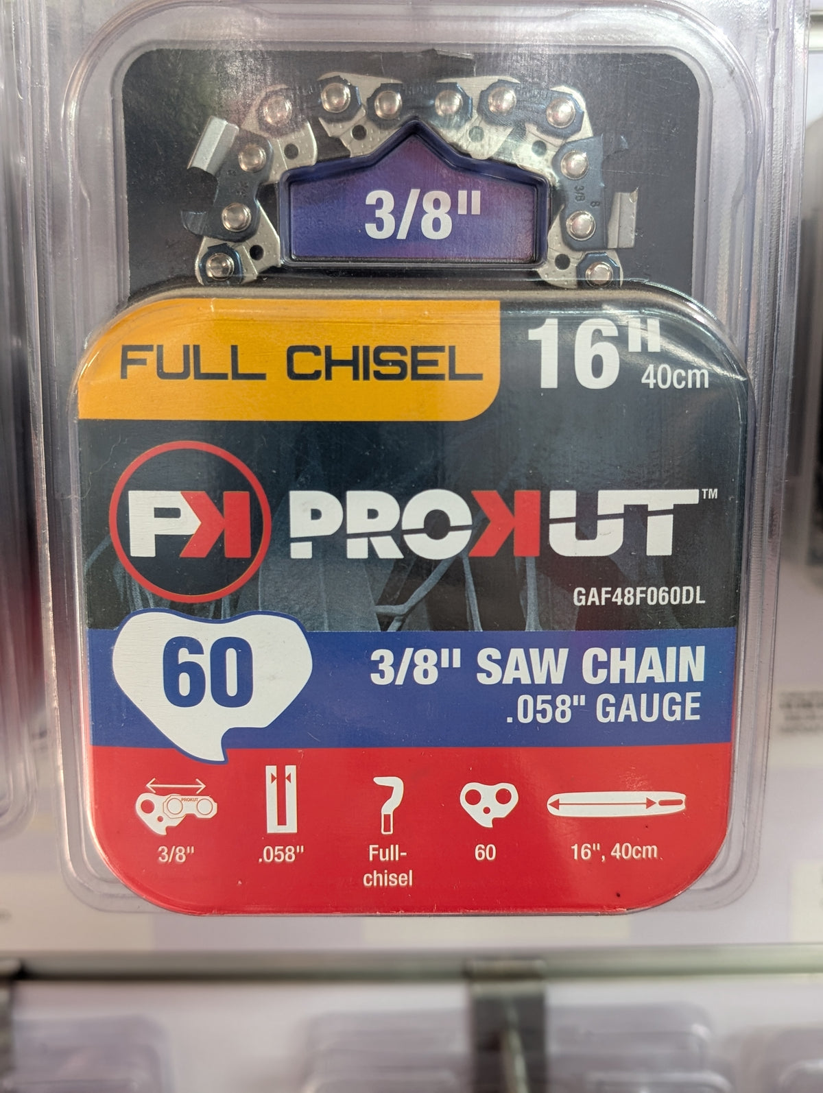 PROKUT CHAIN 16" - 3/8" - .058" - 60DL