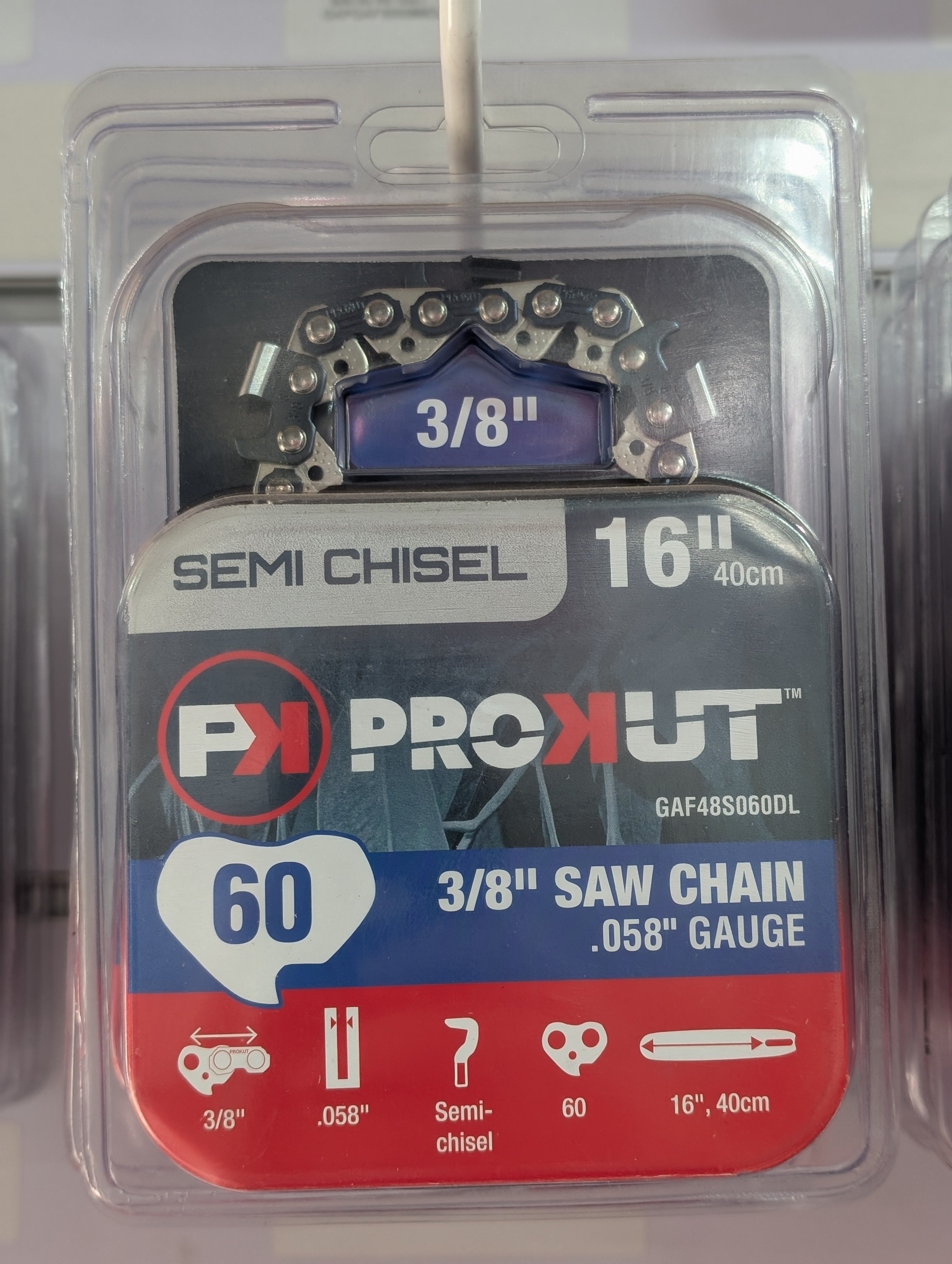 PROKUT CHAIN 16" - 3/8" - .058" - 60DL