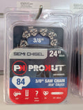 PROKUT CHAIN 24" - 3/8" - .058 - 84DL