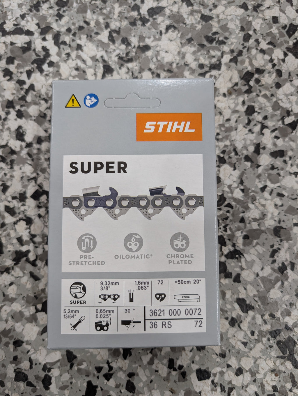Stihl - 20" - 3/8" - .063 - 72DL chainsaw chain