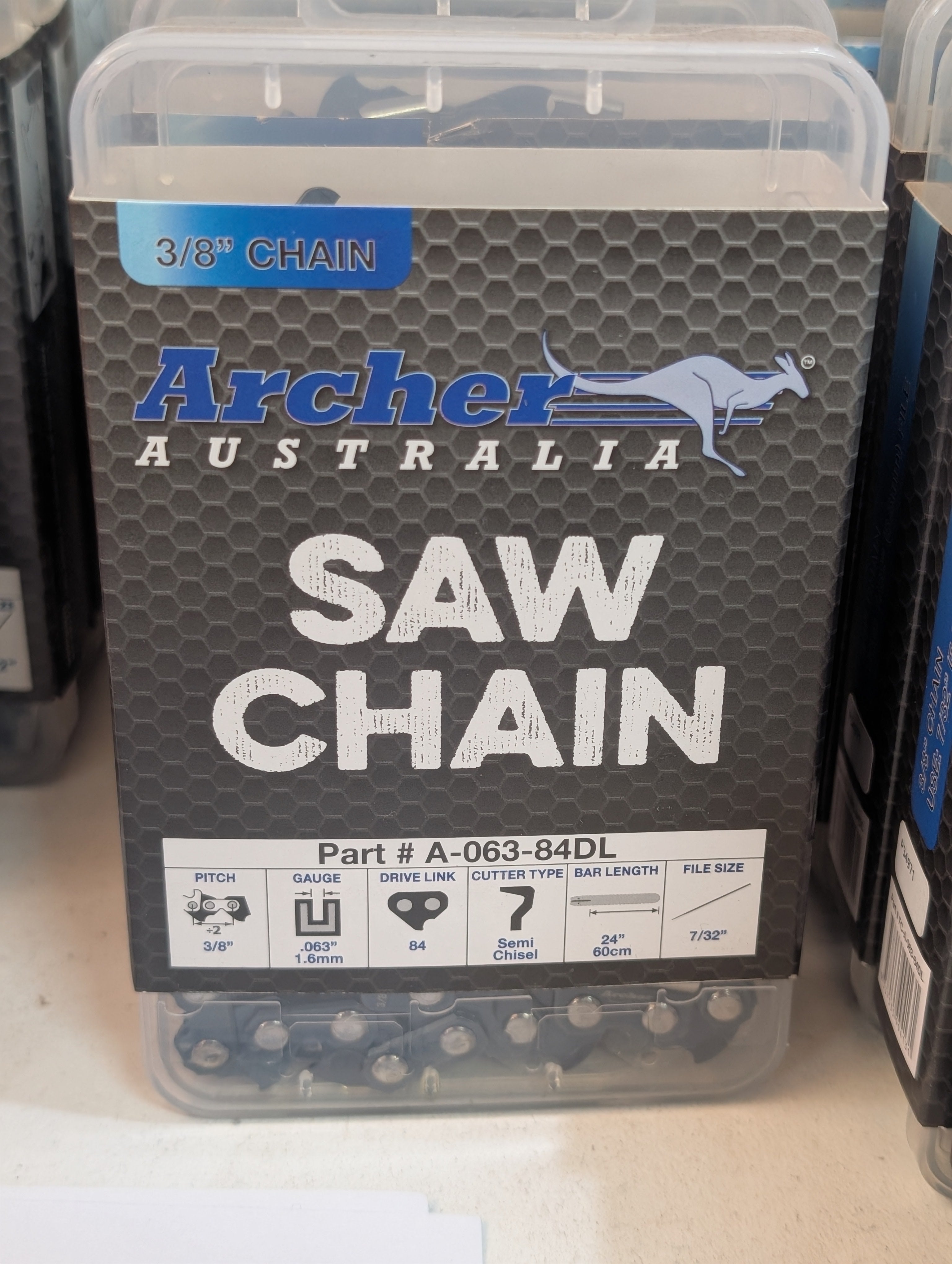 ARCHER 24" bar - 3/8" - .063" - 84DL