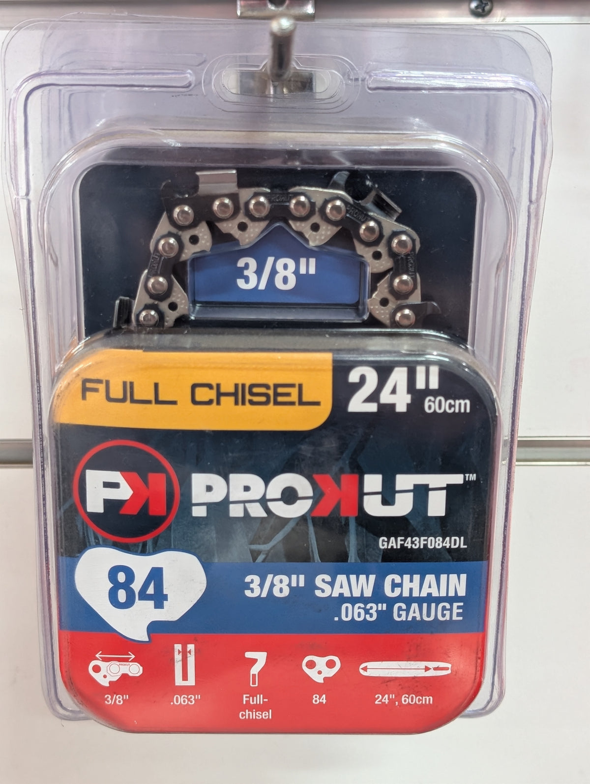 PROKUT CHAIN 24" - 3/8" - .063" - 84DL